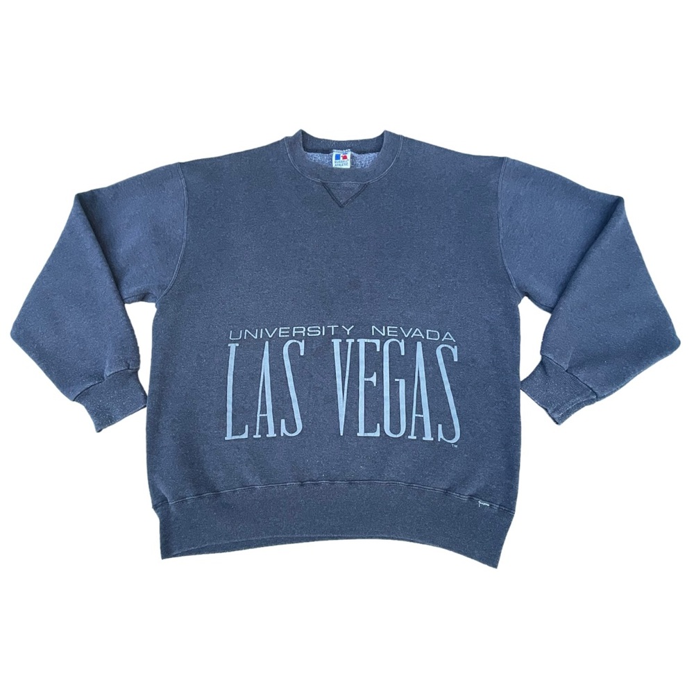 Vintage 90s University Nevada Las Vegas Grey Russell Athletic Crewneck Sweater